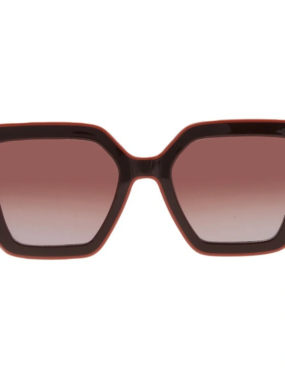 MSRP 175 New Longchamp Women's Square Sunglasses in Tan and Brown